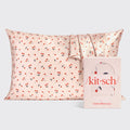 Satin Pillowcase in Cherry Print 4 Pack