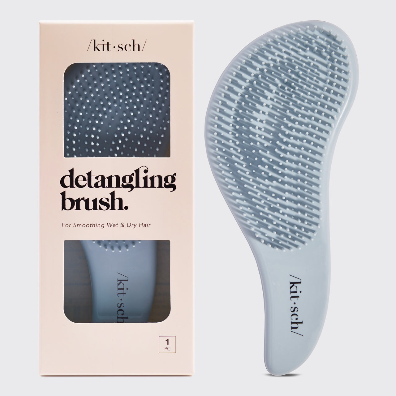 Terracotta Detangling Brush - Haze Blue Detangling Brush